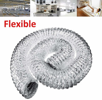 6 inch 3/2 Meter 150mm PVC Fresh Air System Flexible Aluminum Bathroom Exhaust Ventilation Duct Pipe Air Ventilation Pipe Hose