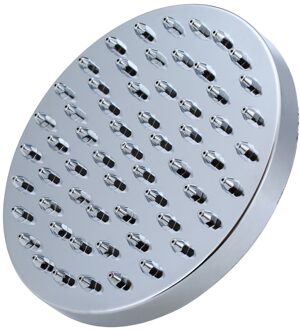 6 "Inch Chrome Ronde Douchekop Grote Regen Douche Sproeiers Douchekoppen Met Swivel Bal Verbinding Badkamer Hardware Tool