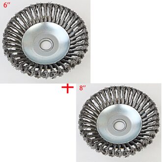 6 Inch Grastrimmer Hoofd Staaldraad Trimmen Hoofd Roesten Bosmaaier Maaier Draad Wieden Hoofd Voor Grasmaaier 6in 8in