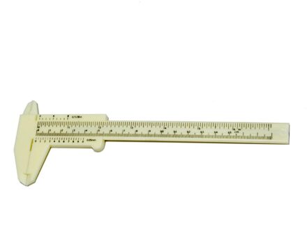 6 Inch Mini Plastic Sliding Schuifmaat Gauge 0 Tot 150Mm Meetinstrument Thuis Outdoor Gebruikt Mini Heerser
