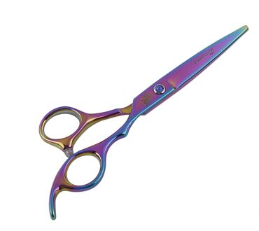 6 Inch Snijden Dunner Styling Tool Haar Schaar Rvs Salon Kappers Shears Regelmatige Platte Tanden Blades veelkleurig