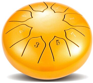 6 Inch Staal Tong Drum 8 Tune Hand Pan Drum Tank Hang Hollow Drum Met Drumsticks Draagtas Slaginstrumenten 1