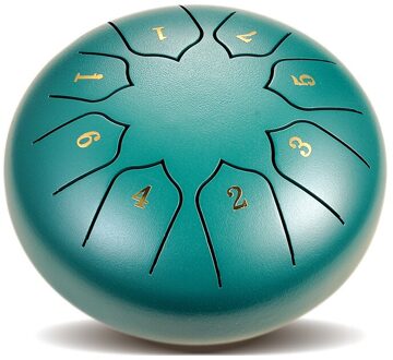 6 Inch Staal Tong Drum 8 Tune Hand Pan Drum Tank Hang Hollow Drum Met Drumsticks Draagtas Slaginstrumenten 4