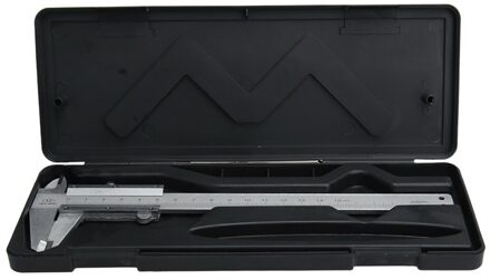 6 Inch Stalen Schuifmaat 6 "0-150Mm Metalen Remklauwen Gauge Microm Metaalbewerking Digitale Heerser Meetinstrumenten