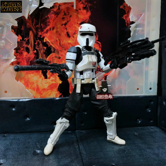 6 inch starwars Rogue One Commander White soldier anime action & toy figures model toys for children Weapons random