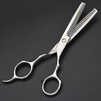 6 Inch Tweesnijdend Kapsalon Stylist Kappers Dunner Shears Schaar S55
