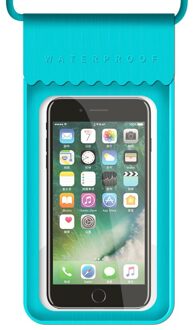 6 inch Waterdichte Duiken Tas Mobiele Telefoon Pouch Onderwater Dry Case Cover Voor Kano Kayak Rafting Zwemmen Drifting Strand groen