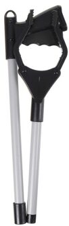 6 Kleur Aluminium Vouwen De Fetch Apparaat Pickup Sanitaire Vuilnis Tang Tuin Voor Tuin Gereedschap Tool zwart