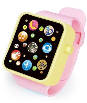 6 Kleur Kinderen Peuter Plastic Digitale Horloge Simulatie Smart Horloge Touch Screen Horloge Onderwijs Speelgoed Walkie Talkies 02