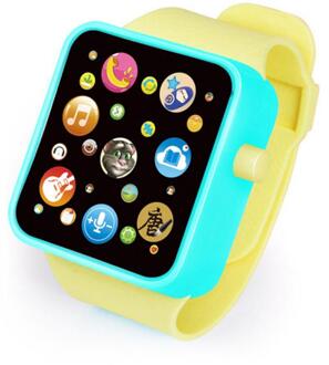 6 Kleur Kinderen Peuter Plastic Digitale Horloge Simulatie Smart Horloge Touch Screen Horloge Onderwijs Speelgoed Walkie Talkies 03