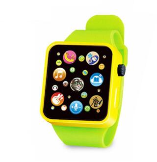 6 Kleur Kinderen Peuter Plastic Digitale Horloge Simulatie Smart Horloge Touch Screen Horloge Onderwijs Speelgoed Walkie Talkies 06