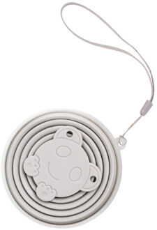 6 kleuren 250ML Silicone Travel Cup Intrekbare Vouwen Koffie Cup Telescopische Inklapbare Thee Cup Outdoor Sport Tour Water Cup donker grijs