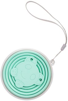 6 kleuren 250ML Silicone Travel Cup Intrekbare Vouwen Koffie Cup Telescopische Inklapbare Thee Cup Outdoor Sport Tour Water Cup Groen