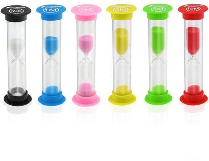 6 Kleuren 30sec - 10 Minuten Zandloper Zandloper Moderne Home Decoratie Ornamenten Zand Zandloper Klok Timer