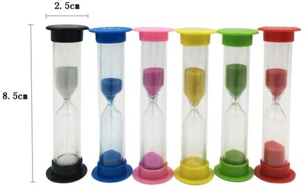 6 Kleuren 30sec/1Min/2Min/3Mins/5Mins/10Mins Kleurrijke Zandloper zandloper Zand Klok Timers Eenvoudige Home Decor