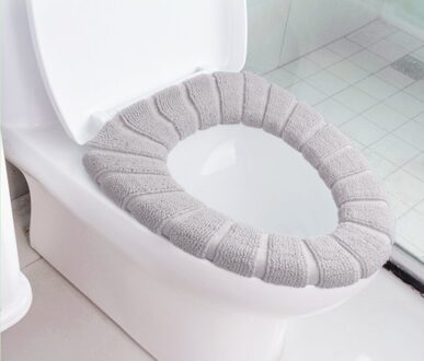 ! 6 Kleuren Badkamer Vullen Zacht Verdikte Seat Pads Wasbare Warmer Wc Mat Cover Winter Comfortabele 30Cm Zitkussen 02