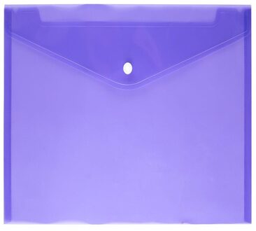 6 Kleuren Beschikbaar Transparante Plastic Document Zak Bestandsmap School Kantoorbenodigdheden A4 Briefpapier Pouch Case paars