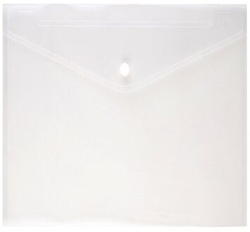 6 Kleuren Beschikbaar Transparante Plastic Document Zak Bestandsmap School Kantoorbenodigdheden A4 Briefpapier Pouch Case wit