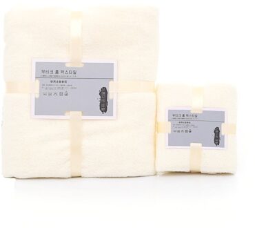 6 Kleuren Coral Fleece Absorberende Haar Zwemmen Gezicht Hand Badhanddoek Sets Microvezel Handdoeken Badkamer Handdoeken Microfiber Handdoek Set wit