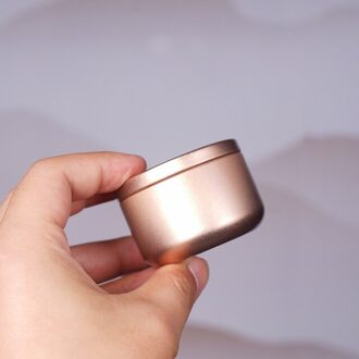 6 Kleuren Draagbare Thee Blikjes Dikke Ijzeren Kruid Stash Verzegelde Blikken Geur Proof Container Spice Opslag Organizer Box Keuken Gadgets goud