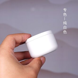 6 Kleuren Draagbare Thee Blikjes Dikke Ijzeren Kruid Stash Verzegelde Blikken Geur Proof Container Spice Opslag Organizer Box Keuken Gadgets wit