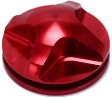 6 Kleuren Fiets Vork Cover Voor Gas Schouder Caps Aluminium Nozzle Mountainbike Bicicletas Mountainbike rood