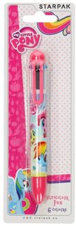 6 kleuren pen My little pony