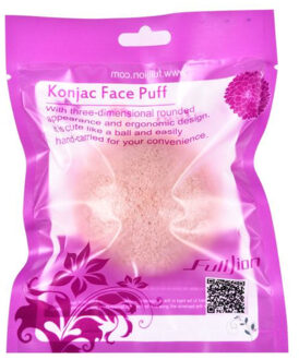 6 Kleuren Ronde Vorm Konjac Spons Cosmetische Puff Gezicht Spons Natuurlijke Konjac Puff Gezichtsreiniger Tool Wassen Flutter Rood
