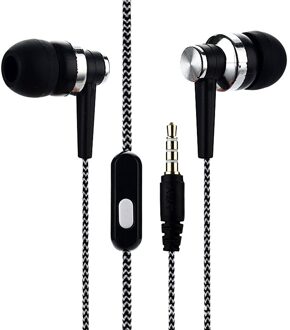 6 Kleuren Subwoofer Oortelefoon Wired Sport Stereo Oortelefoon Met Tarwe Voor Mobiele Telefoon In-Ear Music Oortelefoon 01