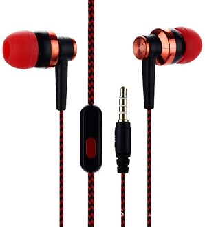 6 Kleuren Subwoofer Oortelefoon Wired Sport Stereo Oortelefoon Met Tarwe Voor Mobiele Telefoon In-Ear Music Oortelefoon 03