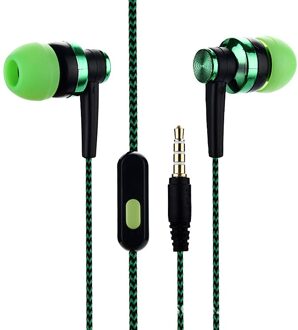 6 Kleuren Subwoofer Oortelefoon Wired Sport Stereo Oortelefoon Met Tarwe Voor Mobiele Telefoon In-Ear Music Oortelefoon 05