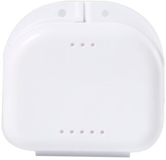 6 Kleuren Tandheelkundige Orthodontische Retainer Kunstgebit Tanden Gebitsbeschermer Opbergdoos Case Tandheelkundige Gezondheid Kunstgebit Retainer Container wit