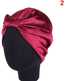 6 Kleuren Zijde Salon Motorkap Vrouwen Slaap Douche Cap Elastische Haarverzorging Bonnet Head Wrap Hoed N2