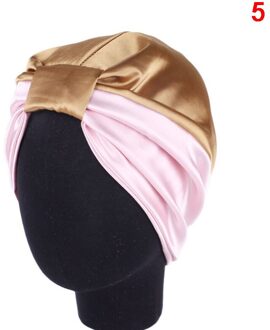 6 Kleuren Zijde Salon Motorkap Vrouwen Slaap Douche Cap Elastische Haarverzorging Bonnet Head Wrap Hoed N5