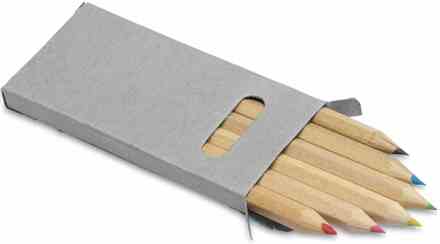 6 kleurpotloden klein