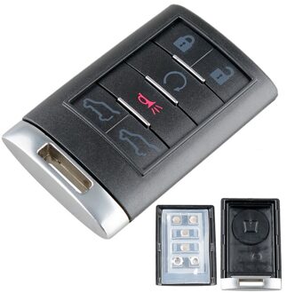 6 Knoppen Smart Auto Afstandsbediening Sleutel Shell Auto Key Case Vervanging Met N0 Kleine Sleutel Fit Voor Cadillac Escalade