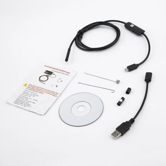 6 Led 5.5Mm Lens Endoscoop Waterdichte Inspectie Borescope Voor Android Focus Camera Lens Usb-kabel Waterdichte Endoscoop