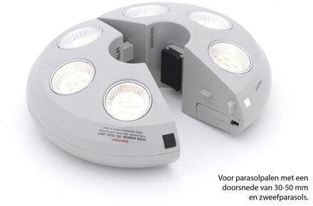 6-LED parasolverlichting - Laagste prijsgarantie! Grijs