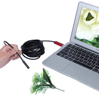 6 Leds 10M Flexibele Snake Kabel 5.5Mm Usb Endoscoop Android Mini Camera IP67 Waterdichte Inspectie Borescope Tube Camera Goud