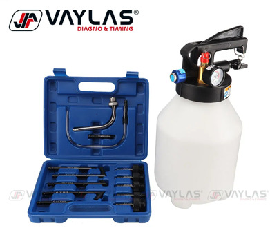 6-Liters Pneumatic ATF Fluid Dispenser Tools Set Transmission Oil Filling Tool with 13pcs Adapter Suitable for all kind of Cars