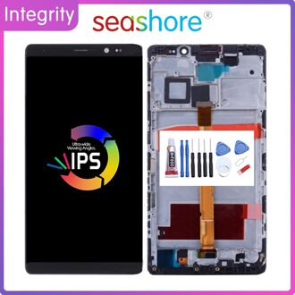 6 "Originele Voor Huawei Mate 8 Lcd Touch Screen Digitizer Vergadering Voor Huawei Mate 8 Display Met Frame NXT-L29 NXT-AL10 NXT-TL00 zwart met kader
