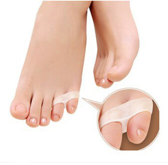 6 paar Silicone Teenseparators Verwijderen Likdoorns Voeten Verwijder Eelt Teen Beschermer Hallux Valgus Orthopedie Bunion Guard Voor Voeten