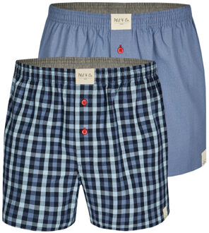 6-pack geweven wijde boxershorts heren multipack 6-pack - maat XXL Veelkleurig