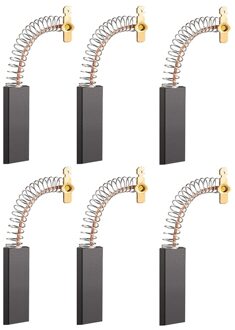 6 Pack Koolborstels Compatibel Met Wasmachine Motor Borstel Vervanging Deel Voor Washer Siemens Wm, Wxb, B X L, Xlm