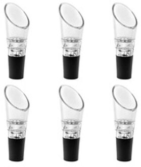 6 Pack Wijn Beluchter Schenker, Premium Beluchten Decanter Uitloop