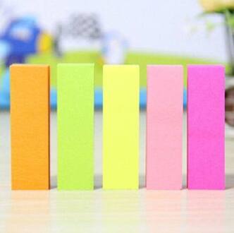 6 packs/lot index sticker multicolour zelfklevende memo papier 50*15mm premium sticky tab Deli 7154