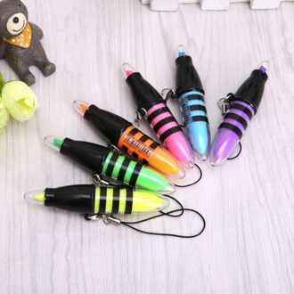 6 Pcs Bee Mini Markeerstift Art Markers Scholen Kantoorbenodigdheden