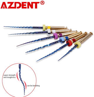 6 pcs/pack Dental Heat Activated Canal Root Files SX-F3 25mm Dentist Tools Can Bend for preparing Root Canal Treatment