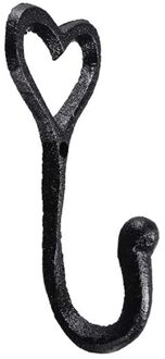 ! 6 Pcs Retro Iron Art Haken, Muur Hanger Hart Vorm , Voor Keuk/Home