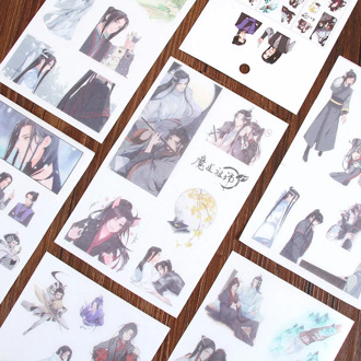 6 Pcs/Set Anime The Founder of Diabolism Mo Dao Zu Shi Decoration Stickers DIY Diary Scrapbooking Label Stickers